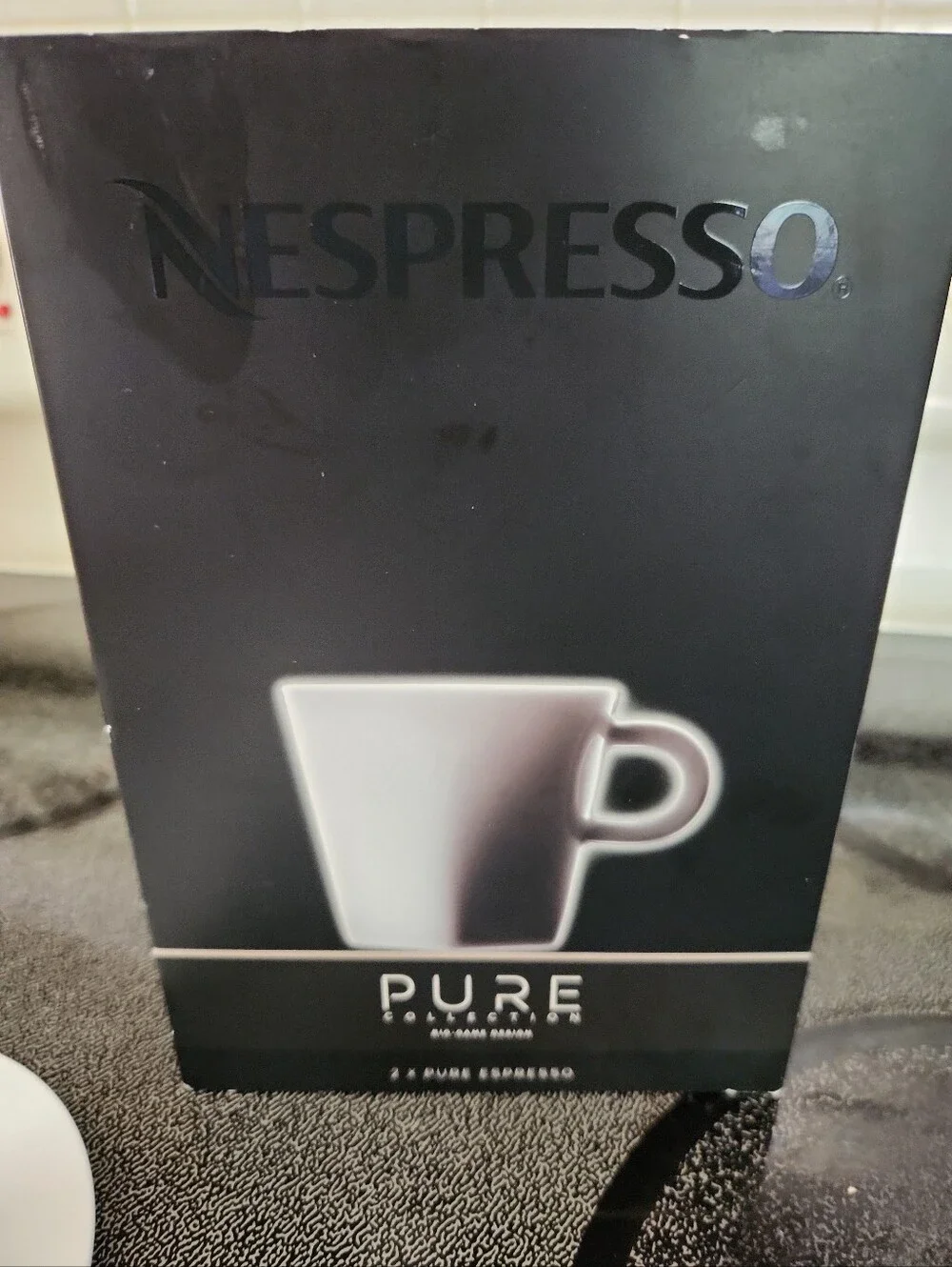 Nespresso Pure Collection Big Game Design 2 Espresso Cups & Saucers